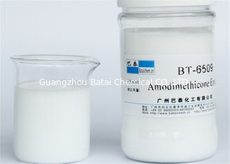 El aceite de silicón amino blanco lechoso/la emulsión de silicón amino trae alisa tacto