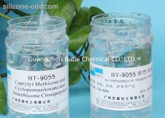 Mezcla del elastómero de silicón/gel altamente transparente con las grasas Intermiscibility BT-9055