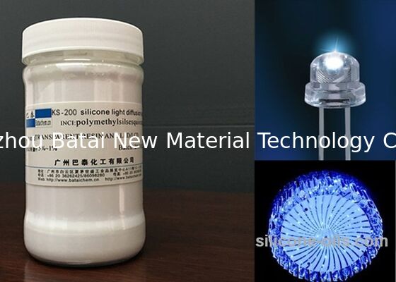 Agente de difusión de luz de silicona de baja pérdida