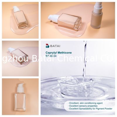 Líquido transparente Caprylyl methicone Nombre INCI En base y protector solar