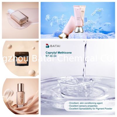 Líquido transparente Caprylyl methicone Nombre INCI En base y protector solar