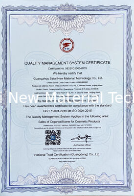 Gel elastomérico de silicona poco volátil y no manchado Dimeticona (y) Dimeticona Crosspolymer