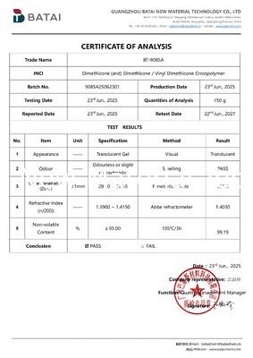 Gel elastómero de silicona libre de D5 con acabado mate, fórmula no volátil y efecto difuminador de enfoque suave para barro labial