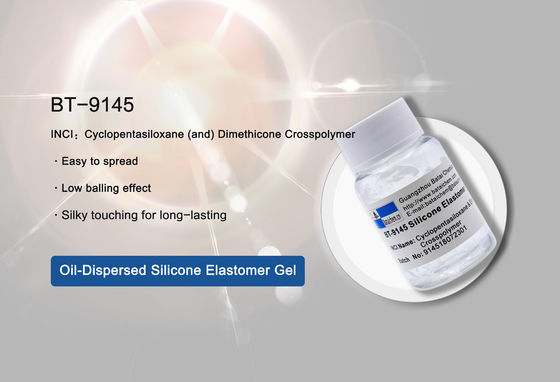 CAS 541-02-6 Aceite de silicona dimeticona para alta viscosidad fácil de extender y no grasiento con un toque sedoso duradero y ocultación de líneas finas BT-9145