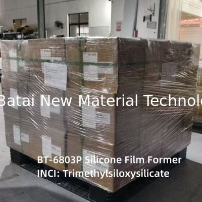 BT-6803P MQ Resina de silicona en polvo Trimethylsiloxysilicate De rápida disolución, sin disolventes para formulaciones de desgaste duradero